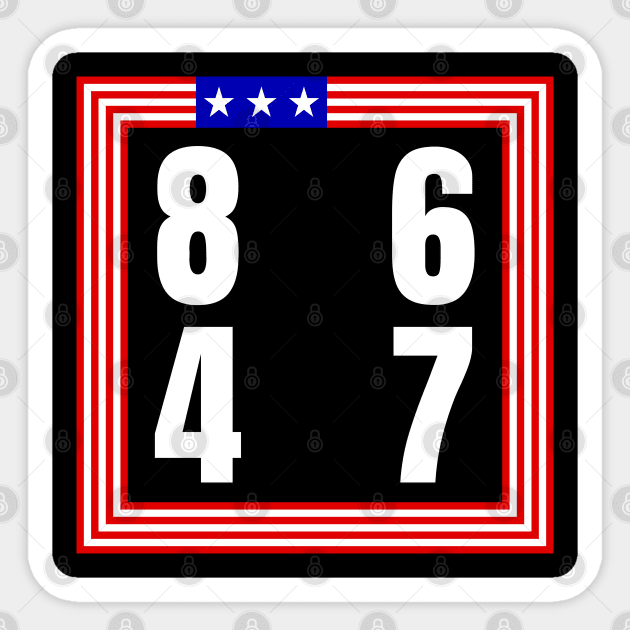 8647 Sticker by Creatifly Graphic Tees